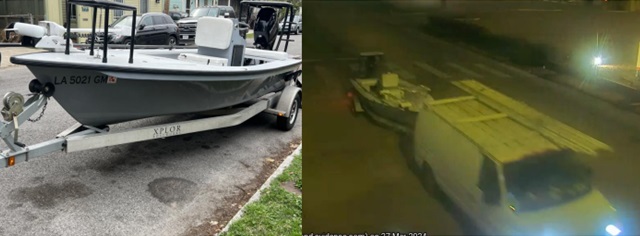 Stolen Boat and Trailer Sought